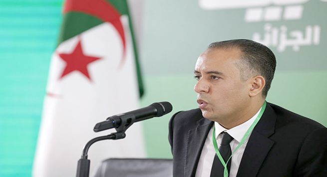 Walid Sadi, the only candidate in the running, was elected new president of the Algerian Football Federation (FAF) for the remainder of the 2020-2024 Olympic mandate, during the elective general assembly organized at the National Technical Center of Sidi Moussa, in Algiers in Algeria on September 21, 2023 (Photo By Billel Bensalem / APP/NurPhoto via Getty Images)