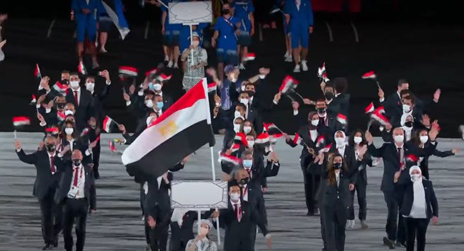 الألعاب المتوسطية-البعثة المصرية