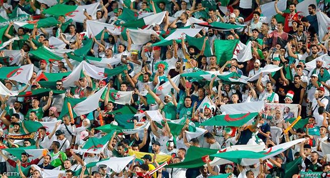 المشجعين الجزائريين