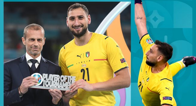 دوناروما يتوج بجائزة أفضل لاعب في يورو 2020