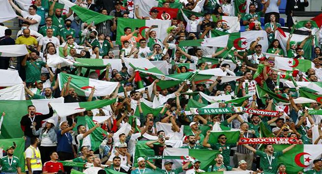 مشجعي المنتخب الجزائري